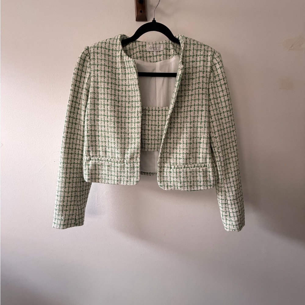 WAYF Where Are You From Two Piece Tweed Blazer